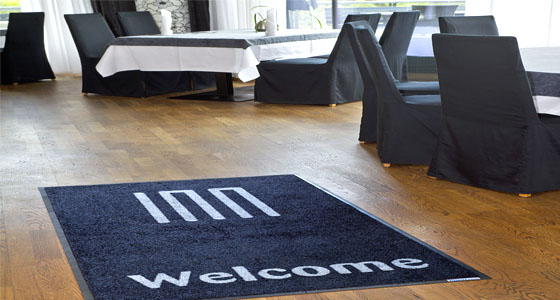 Paillasson personnalisé tapis coco sur mesure avec Logo - Mytapis