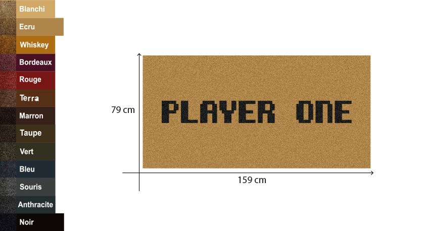 Paillasson personnalisé tapis coco sur mesure avec Logo - Mytapis