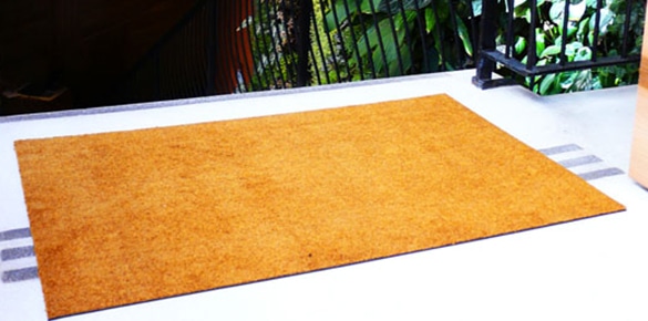 Paillasson d'entrée personnalisé tapis coco
