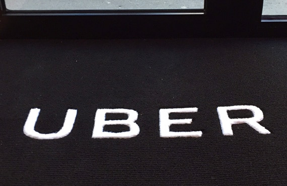 tapis brosse logo uber