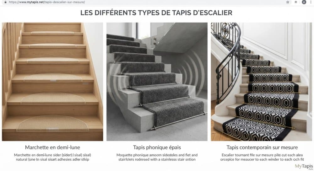 differents tapis escalier