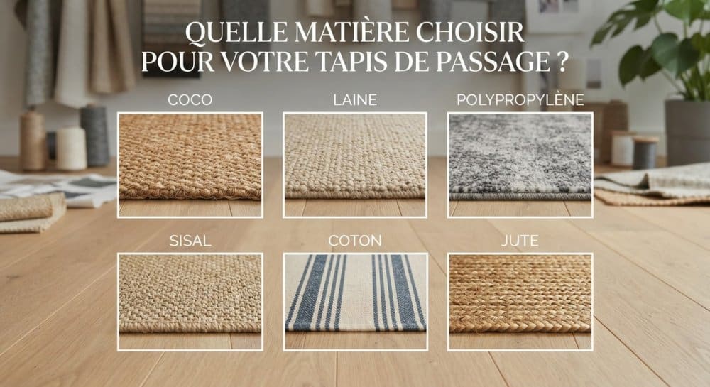 matière tapis passage